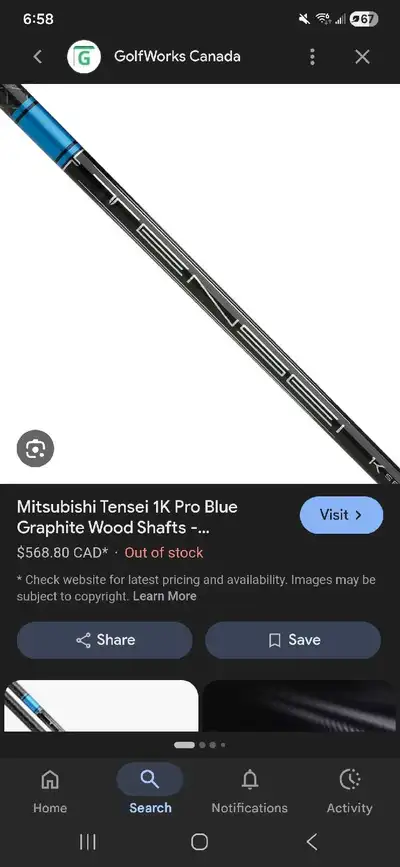 shaft swap Tensei Blue 1k 55g. Titleist, View more
