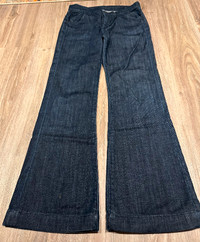 Citizens of Humanity size 26 high rise wide leg jeans