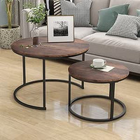 nesting coffee table set of 2