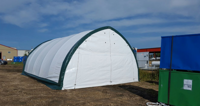 Abri de Stockage en Dôme en Tissu 20'x30'x12' (450g PE), View more