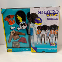 Creatable world Gender Neutral Barbie doll deluxe character kit
