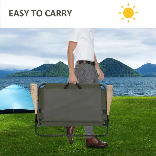 Portable loveseat Folding Chair, Loveseat Camping Chair in Patio & Garden Furniture in Markham / York Region - Image 6