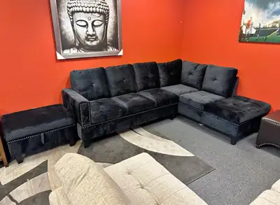 6 Seater Sectional Sofa with Ottoman & Side Space | Have Now , View more