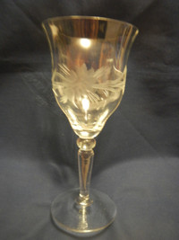 Vintage Moser Bohemian Wine Glass