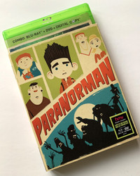 PARANORMAN Glow In The Dark Slip Case Blu-Ray DVD Digital Movie