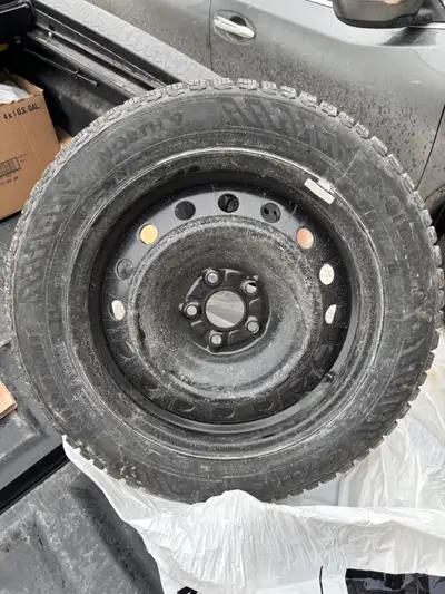 4 New Nordman North 9 (Nokian) winter tires and rims. 2 weeks old. 12/32nd tire depth. 205/55/16. 4...
