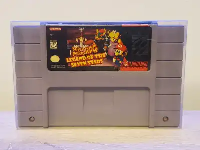Super Mario RPG: Legend of the Seven Stars- SNES, loose cartridge. Tested and working. $80, pick up...