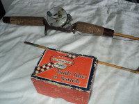 Shakespeare Enlis True Blue Fishing Original Box & Algonquin Rod