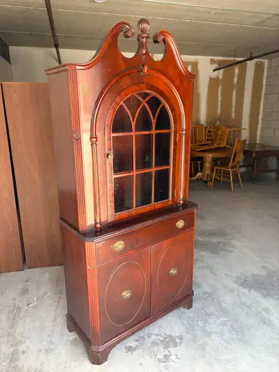 Free delivery used Wooden Display Cabinet with Glass Door, View more