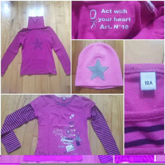 Lot 10 vêtements fille 8-10 ans 140cm / Girl clothes 8-10 y-o in Kids & Youth in City of Montréal - Image 4