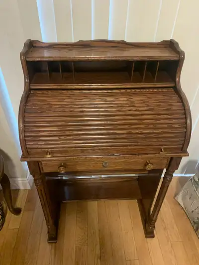 Antique Roll Up Desk, View more