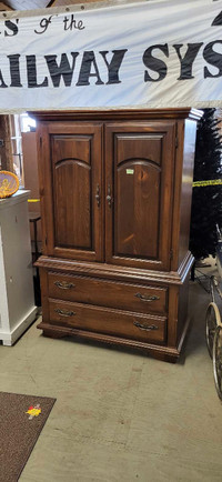 Rustic Solid Pine Armoire/Dresser