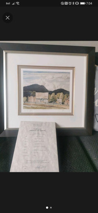 Group of Seven original prints with certificate signed by artist