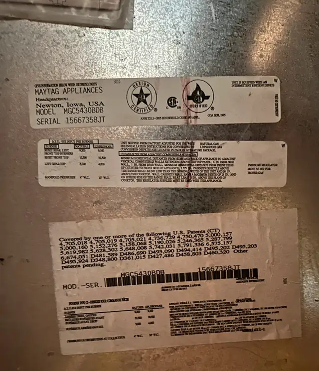 Maytag 30" Gas Cooktop - Black in Stoves, Ovens & Ranges in Kawartha Lakes - Image 4