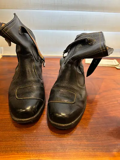 Gasolina Motorcycle Boots - size 10; handmade in Mexico, View more