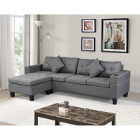 Illuminate Comfort with Our 4 Seater sectional loomed Luxe Sofa