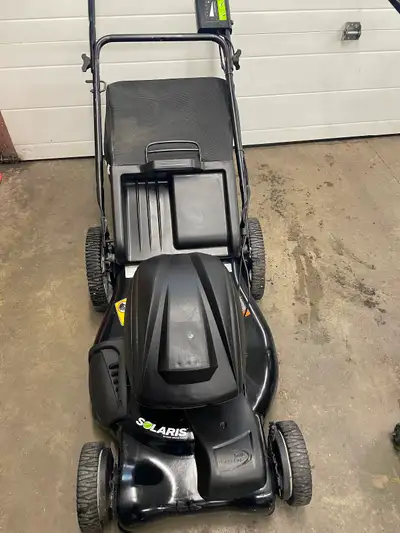Solaris battery powered self propelled lawnmower, View more