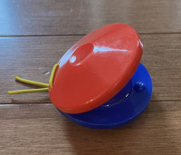 Blue & Red Castanet Musical Instruments Rhythm Kids Toys