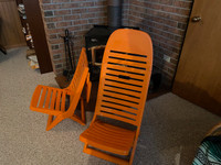 Set of two camping chairs