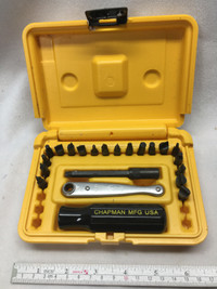 Chapman MFG 6810 Standard +Star Screwdriver Set