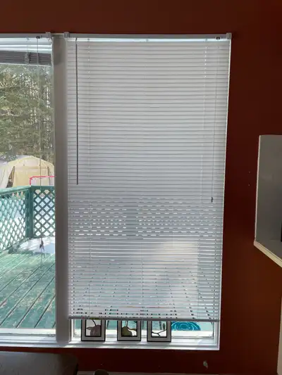 White Window Blind 65” by 36” (3), View more