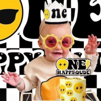 "One Happy Dude" 1st Birthday Party Decorations Pack-Selection D