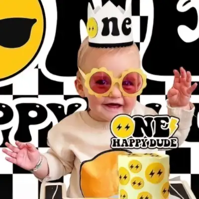 "One Happy Dude" 1st Birthday Party Decorations Pack-Selection D, View more
