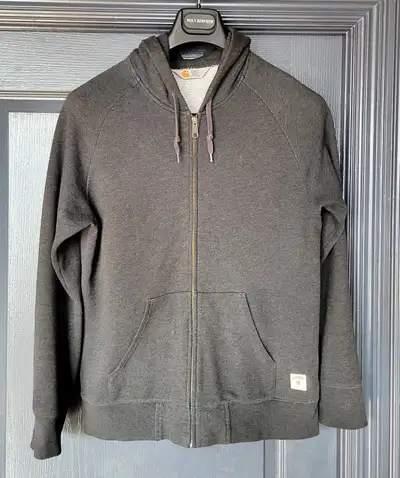Vintage Carhartt Men's Zip Up Hoodie Sweatshirt - Medium, View more