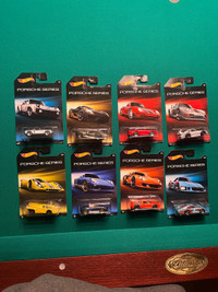 Porsche 1/64 hot wheels serie de 8