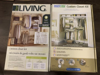 For Living Custom Closet Kit - Shelves and horizontal bar