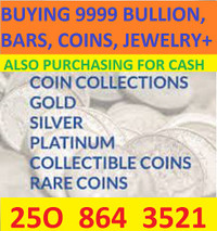 BUYING COIN COLLECTIONS & ALL GOLD SILVER BULLION +++