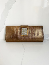 Bronze clutch purse 