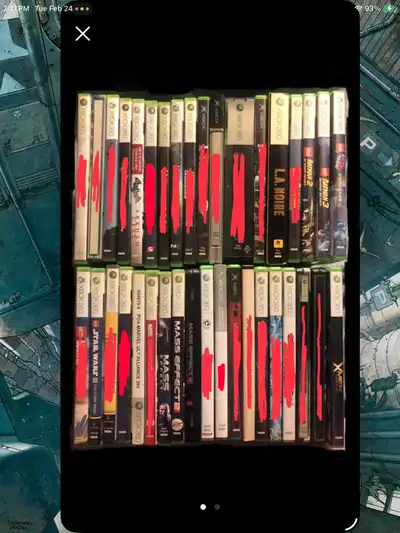 Assorted XBOX/360 games, View more
