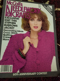 McCall's Needlework and crafts magazines collection as shown in 