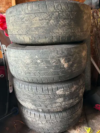 OEM BMW 18-Inch Alloy Rims with Continental Tires (Set of 4) Size: 255/55 R18 Condition: Rims are in...