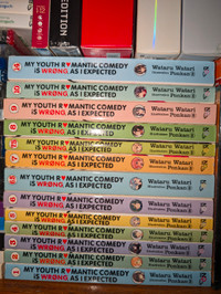 My Youth Romantic Comedy Is Wrong Light Novel collection