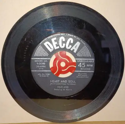Four Aces #9-28390 1953 CDN DECCA ( VG+ ) Just Squeeze Me & Hear, View more
