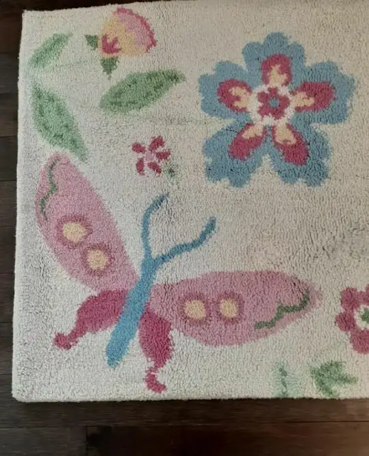 Pottery Barn Kids Butterfly Garden Area Rug in Rugs, Carpets & Runners in Markham / York Region - Image 3