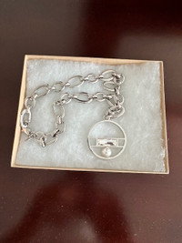 Beautiful Silver Sterling Necklace with Pendant - BRAND NEW