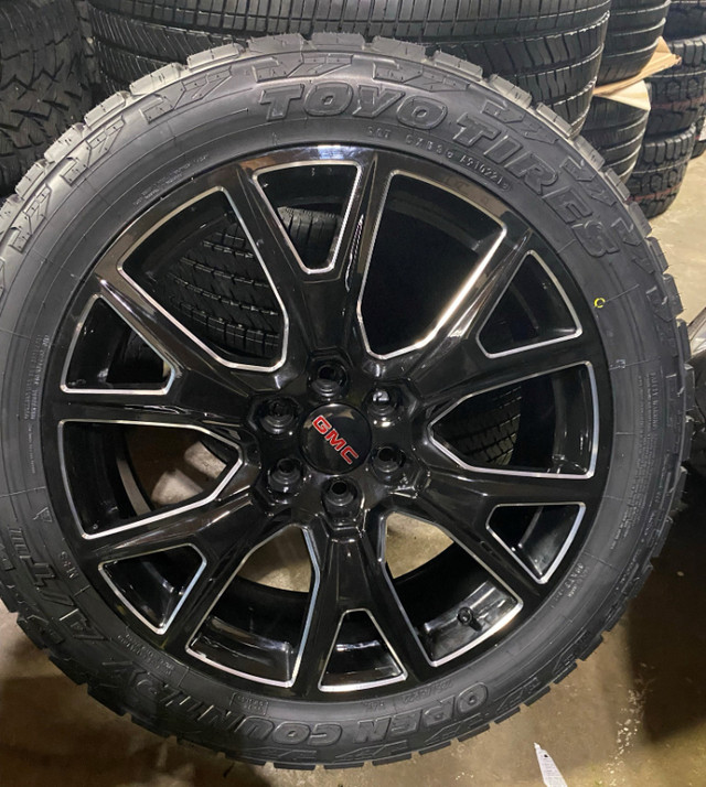 GMC Tahoe Silverado, Yukon Sierra rims, Toyo Open Country AT3 Tires & Rims Edmonton Kijiji