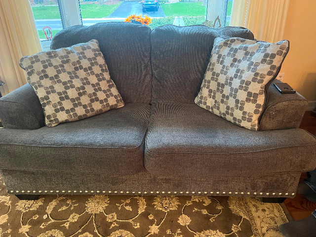 Free beautiful couch with pillows in Couches & Futons in Kingston