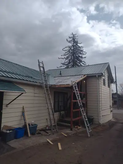 It’s that time of year keep your self dry with a new steel roof and also do siding soffit and facia,...