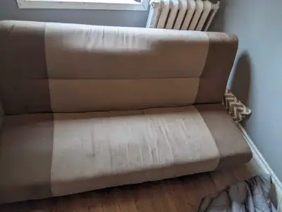 Couch / Futon with storage space, View more