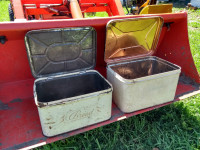 Two Vintage Bread Boxes