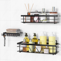 Vtopmart 3 Pack Shower Caddy Shelves