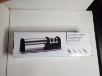 Bangy 2 stage knife sharpener with glove brand new