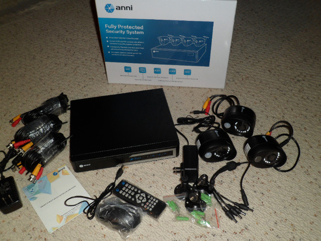 Anni Home Security Camera System 1080p Wired Surveillance Kit in Cameras & Camcorders in Markham / York Region