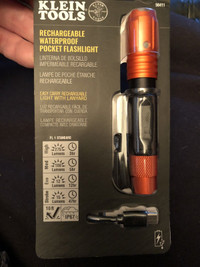 Klein Tools Rechargeable Waterproof Flashlight 275Lumens  
