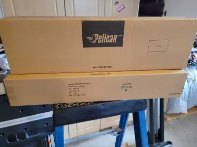 Pelican rooftop kayak foam carriers and straps. Brand new never opened.