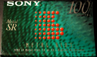 Cassette métal SONY SR-100 neuve (new sealed)